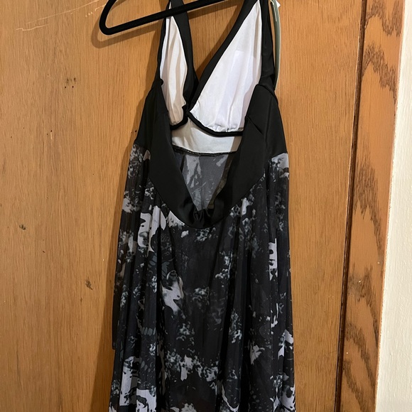 This is a swim top, the bust is opaque and the body is shear. It’s super cute. - Picture 3 of 3